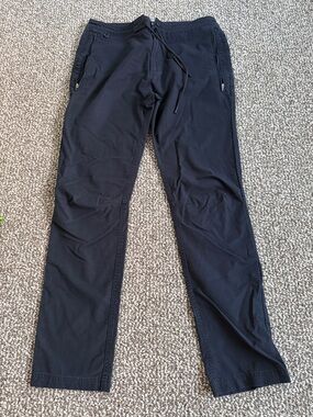 Roark Navy Zippered Drawstring Chino Pants